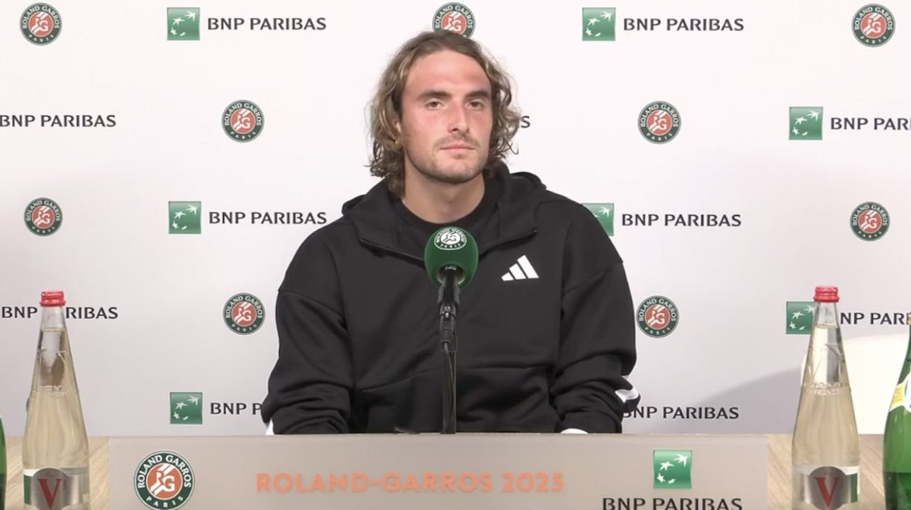 Roland-Garros 2025 - Stefanos Tsitsipas : "C'est toujours un apprentissage quand je reviens sur terre battue..."