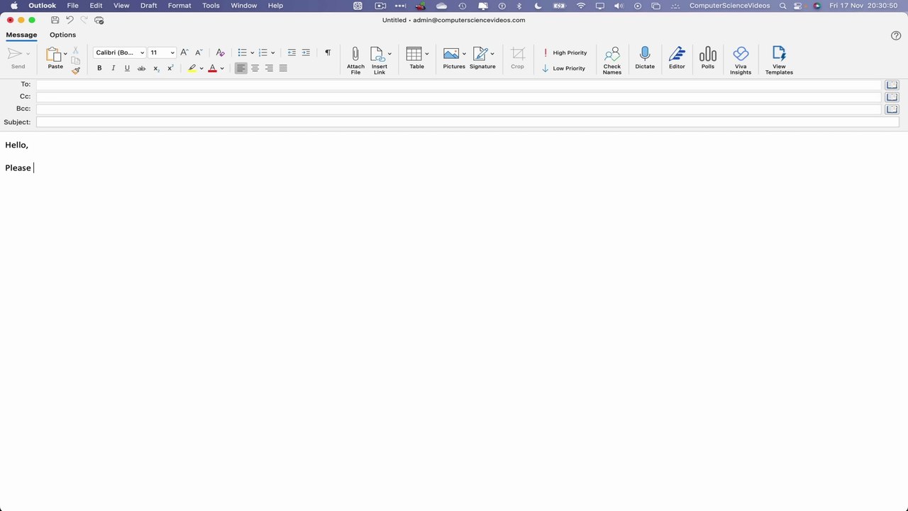 How to UPLOAD a Zip File to Microsoft Outlook Using a Mac / Desktop Computer - Basic Tutorial | New