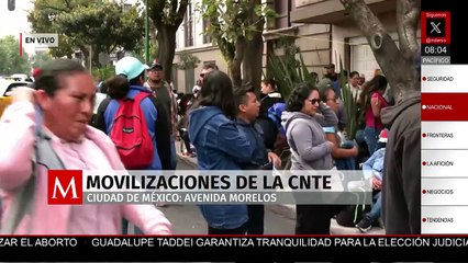 CNTE bloquea las instalaciones de Milenio y XEW en CdMx