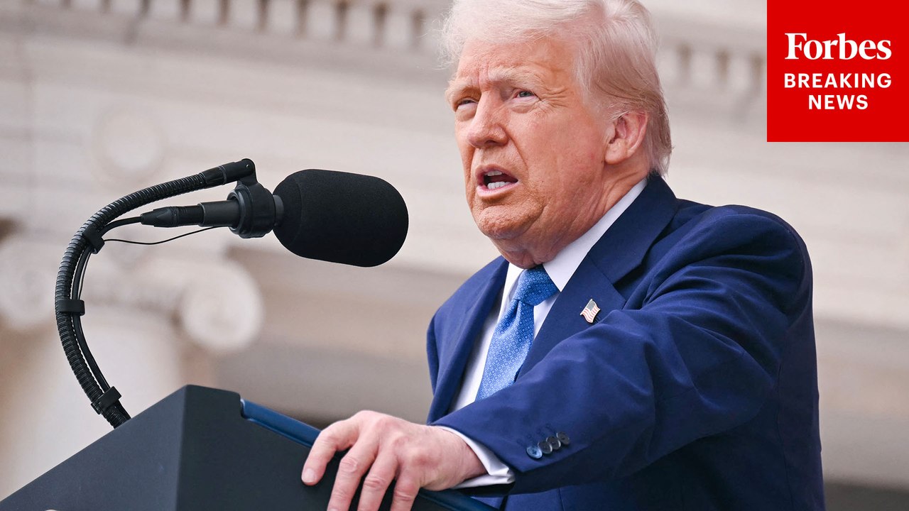 Trump Recalls Nation's Founding In Memorial Day Speech At Arlington National Cemetery