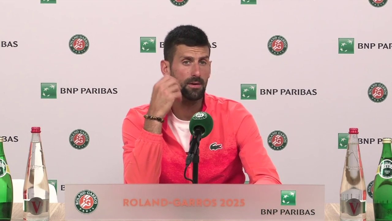 Roland-Garros 2025 - Novak Djokovic : "Avant mon 100e titre, je pensais déjà au 25e Grand Chelem donc... "