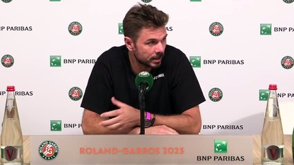 Roland-Garros 2025 - Stan Wawrinka : "Je n'ai aucune garantie d'être là en 2026... "