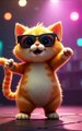 dancing Cat 😺 Dance with joy 😹😊 #ai #cute #funny #short
