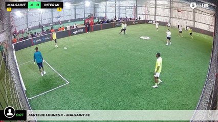 Faute de Lounes K - Malsaint Fc