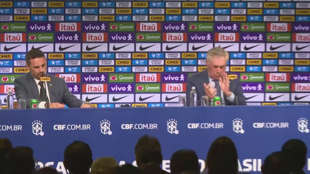 Las primeras palabras de Ancelotti como seleccionador brasileño: