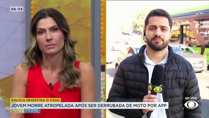 Jovem morre atropelada envolvendo carros de aplicativos