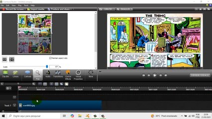 Como Movimentar Uma Imagem Na Vertical [Página de HQ] Camtasia 8.1