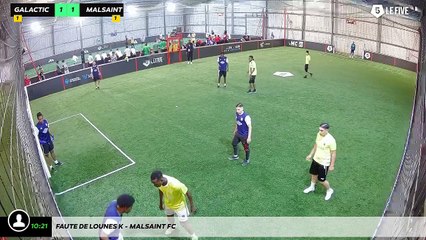 Faute de Lounes K - Malsaint Fc