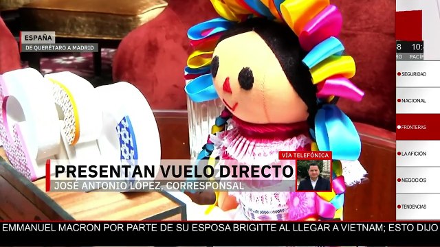 Mauricio Kuri presenta vuelo directo de Querétaro a Madrid