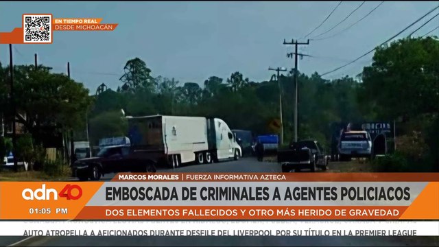 Violencia en Michoacán: bloqueos y quema de vehículos en varios puntos del estado