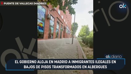 El Gobierno aloja en Madrid a inmigrantes ilegales en bajos de pisos transformados en albergues
