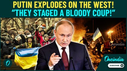 Putin UNLEASHES FURY at the West | Accuses U.S. & Allies of Orchestrating BLOODY Ukraine Coup