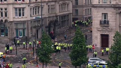 Emergency services at scene of Liverpool car incident