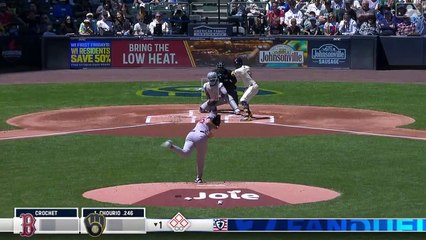 Jackson Chourio inicia la semana con enorme cuadrangular