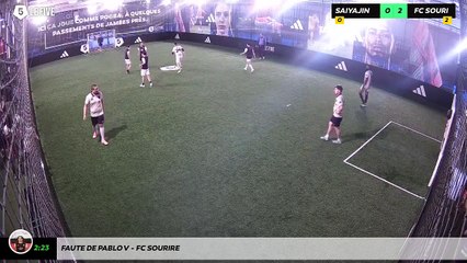 Faute de Pablo V - Fc Sourire