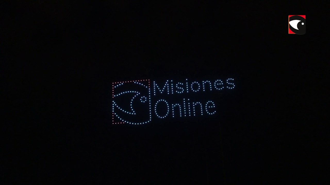 Show de Drones en Posadas - Misiones Online y 25 Años