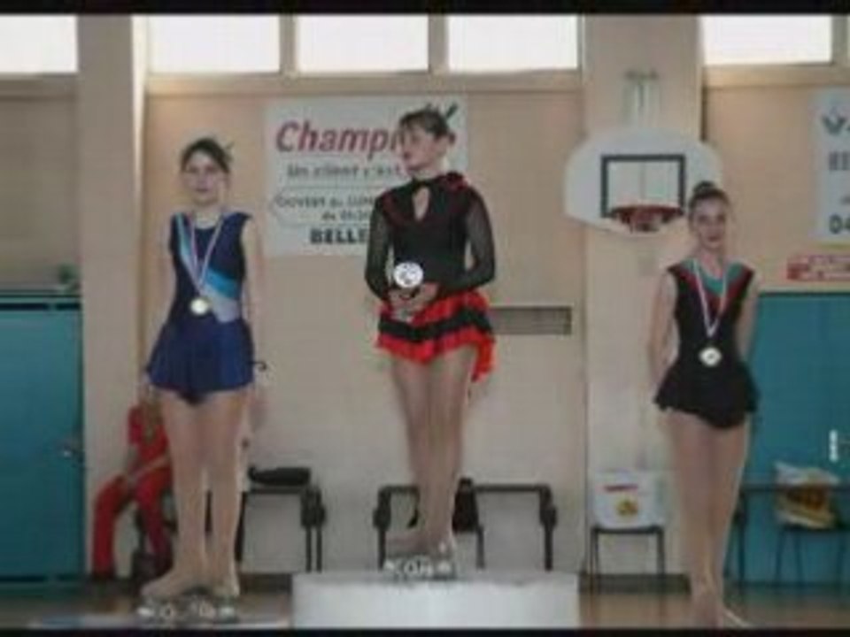 Podium Championnat de Ligue Rhone Alpes 2008