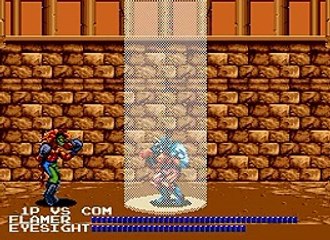 Fighting Masters (SEGA GENESIS) Flamer Walkthrough