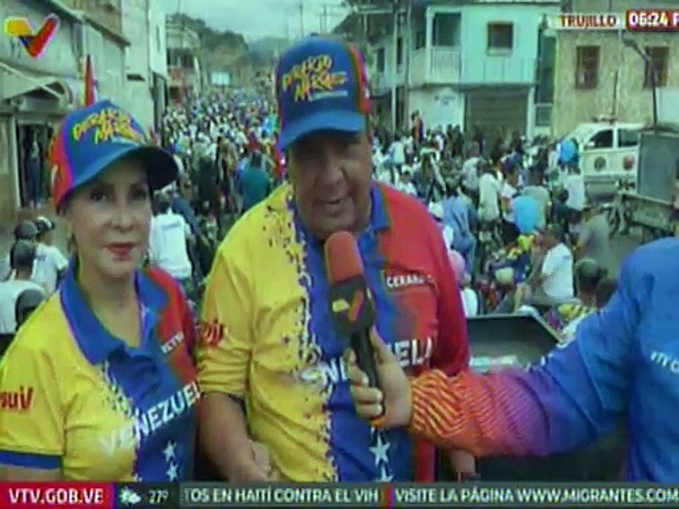 Fuerza motorizada de Trujillo celebra la gran victoria de la Revolución Bolivariana