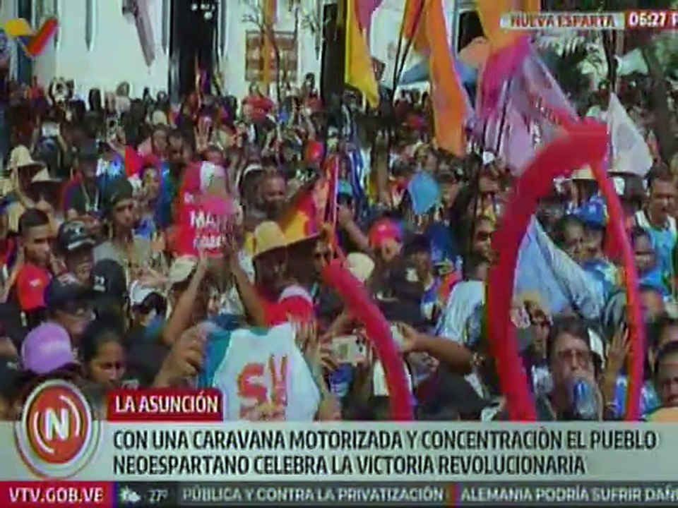 Neoespartanos celebran la gran victoria popular en las elecciones del 25-M