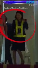 President Macron insists wife was 'joking' around when shoving him