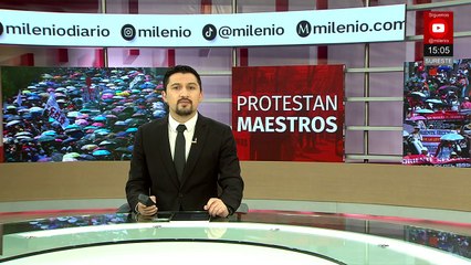 CNTE bloquea la Secretaría de Educación Pública en la alcaldía Benito Juárez