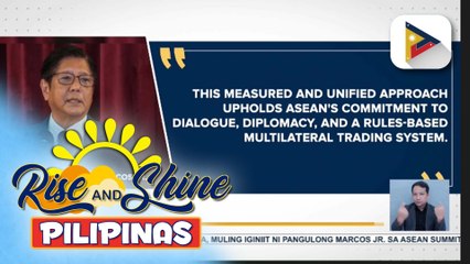 Pagsasapinal ng Code of Conduct sa South China Sea, muling iginiit ni PBBM sa ASEAN Summit.