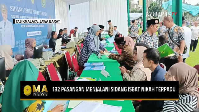 132 Pasangan Ikuti Sidang Isbat Nikah Massal di Tasikmalaya - MA NEWS