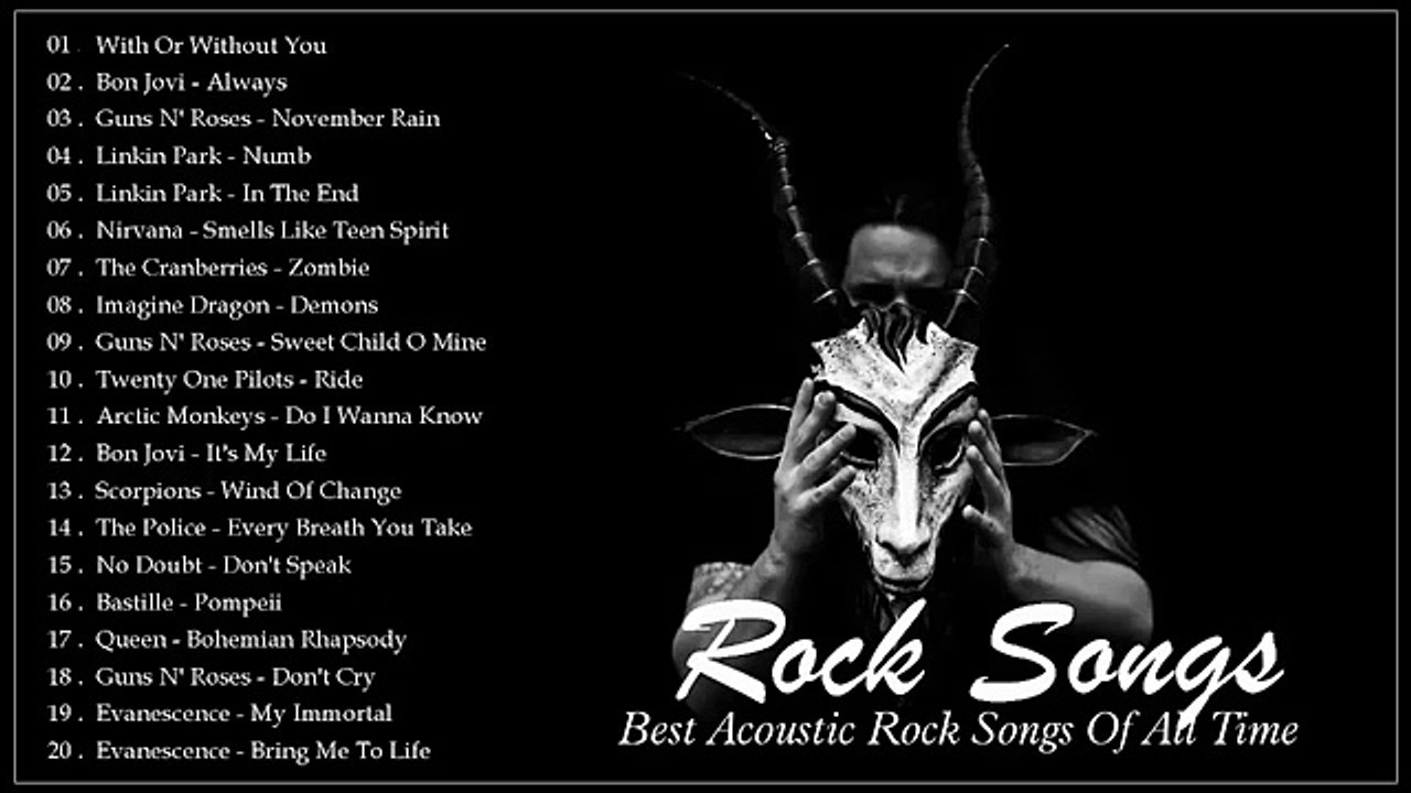 Acoustic Rock Ballads - Best Rock Ballads 80_s 90_s - Rock Songs Ever