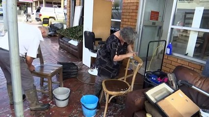 Strong winds create challenges for residents recovering from floods