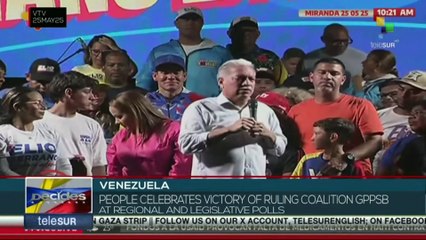 FTS 22:30 26-05:  Venezuelan Pres. praises historic win at legislative, governor’s elections