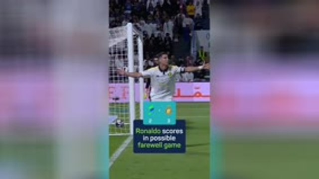 Was this Ronaldo's final goal for Al Nassr?