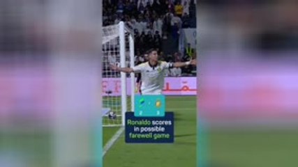 Was this Ronaldo's final goal for Al Nassr?