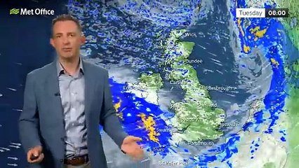 Met Office Tuesday Morning Weather Forecast 27/05/2025