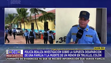 La PN investiga la supuesta desaparición de una familia en Trujillo, Colón
