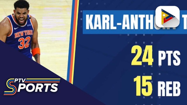 Knicks, nakuha ang 106-100 comeback road victory kontra sa Pacers sa Game 3 ng NBA Eastern Conference Finals