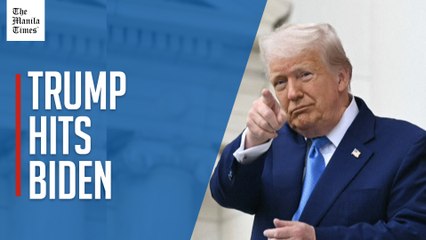 Trump attacks Joe Biden on Memorial Day