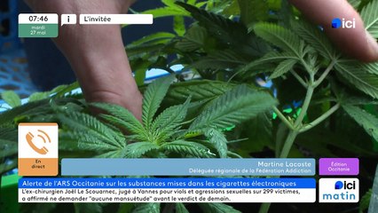 CBD trafiqué dans les vapoteuses et autres substances de synthèse chez les ados