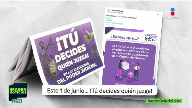 Sigue la distribución de los llamados “acordeones” de la elección del Poder Judicial