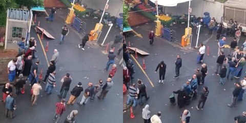 Bayrampaşa’da polisin kavgaya biber gazı ile müdahalesi