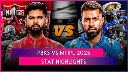 PBKS vs MI IPL 2025 Stat Highlights: Punjab Kings Secure Finish In Top Two