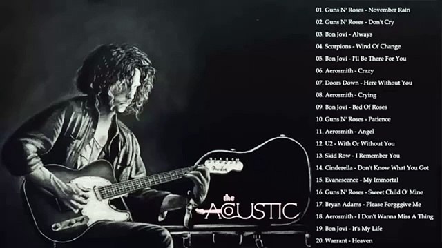 Acoustic Rock Ballads - Rock Ballads The Best Of 70s 80s 90s