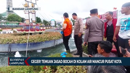 Geger! Temuan Jasad Bocah di Kolam Air Mancur Pusat Kota