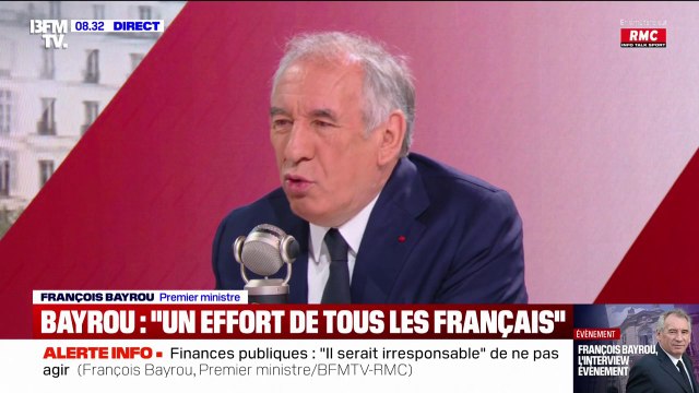 François Bayrou dit croire à un référendum sur le redressement des finances publiques