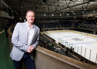 AIS Arena transformed into an ice rink