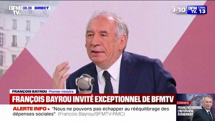 "Le travail en France n'est pas récompensé comme il devrait l'être", déclare François Bayrou