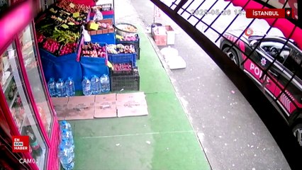 Arnavutköy'de uyuşturucuyu poşete koyup markete sakladı