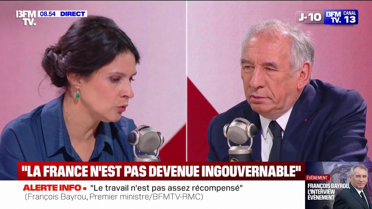 Proportionnelle aux législatives: “Je proposerai à l’Assemblée nationale qu’elle examine cette question qui traîne”, assure François Bayrou