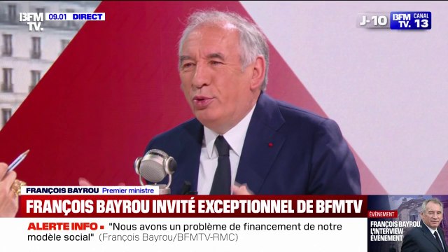 François Bayrou: Il ne faut pas perpétuellement se livrer à des surenchères qui dressent les Français les uns contre les autres