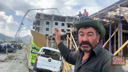 Erzurum'da beton mikseri dehşeti: Onlarca araca çarptı!